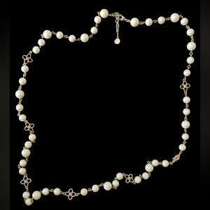 Charter Club faux Pearl's with Gold accent design